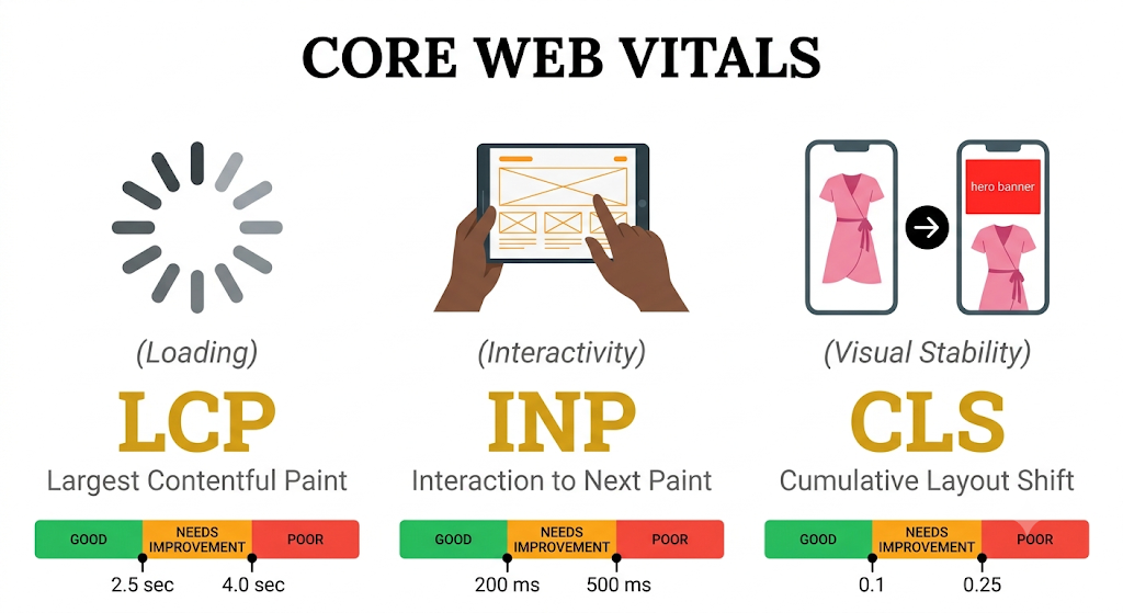 core web vitals benchmark 